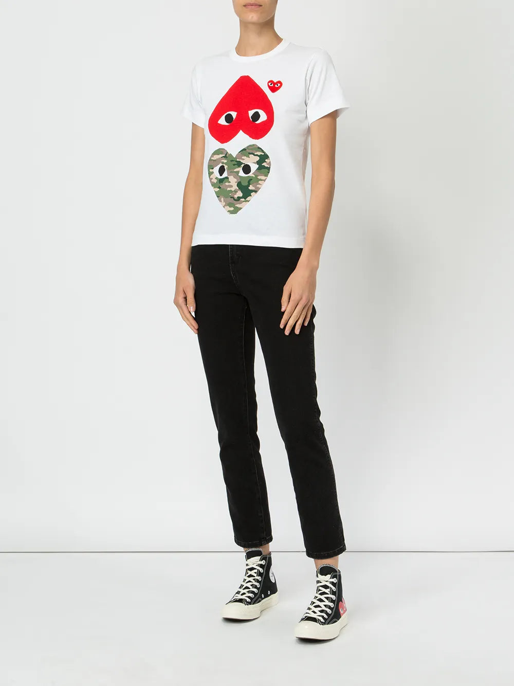 Hearts Print T-Shirt