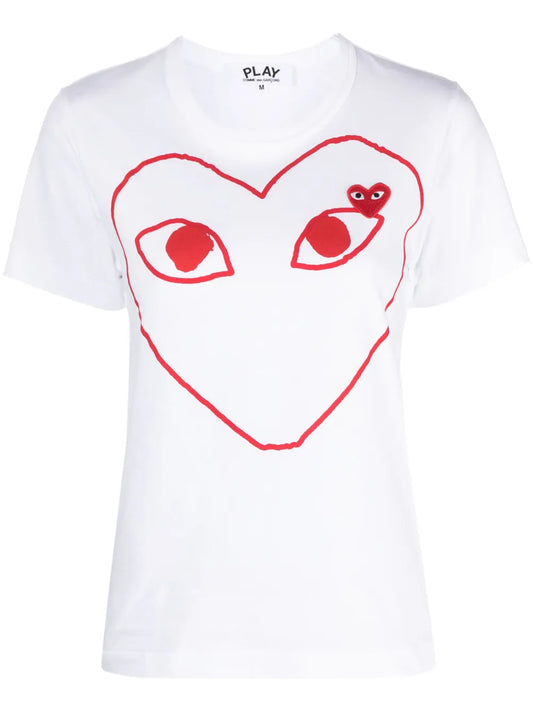 Heart Print T-Shirt