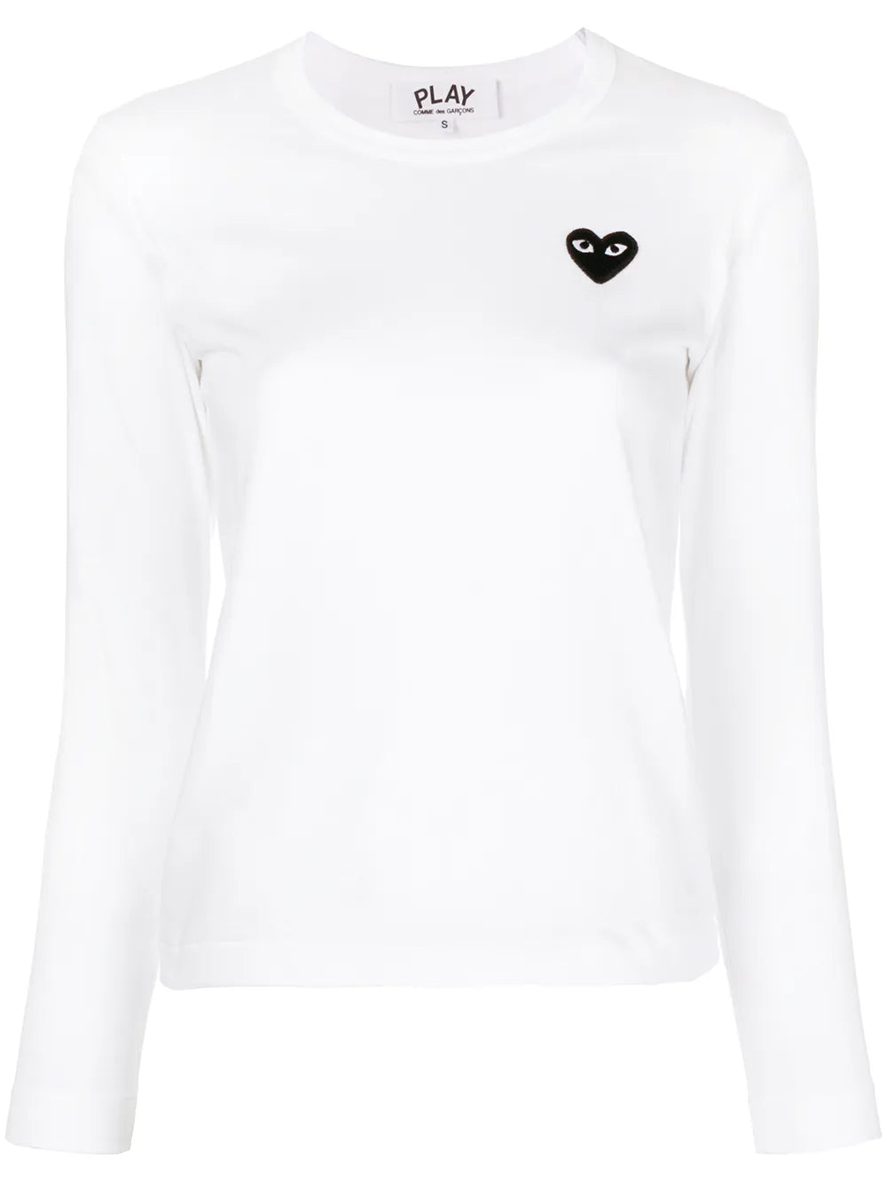 Long Sleeves Embroidered Heart T-Shirt