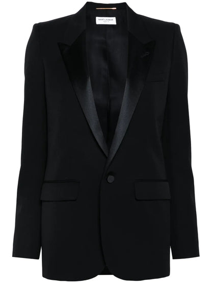 Single-Breasted Tuxedo Jacket