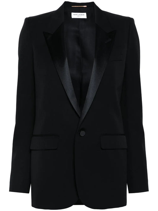 Single-Breasted Tuxedo Jacket