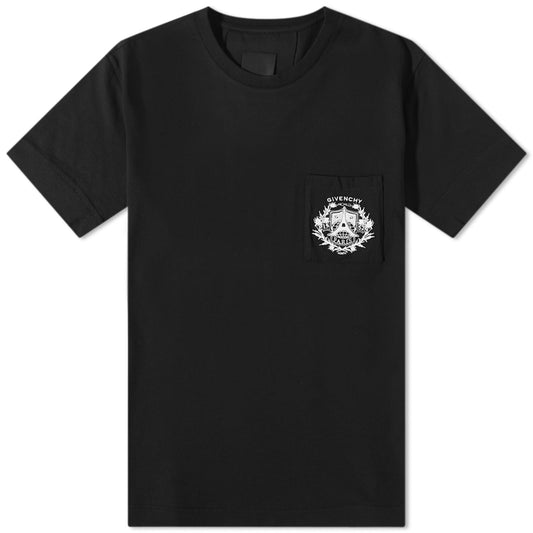 Crest Logo Pocket T-Shirt