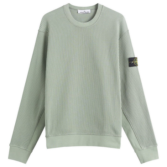 Waffle Crew Neck Sweatshirt