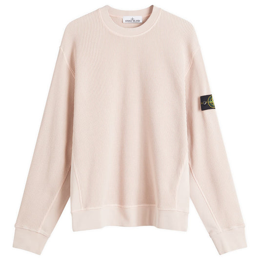 Waffle Crew Neck Sweatshirt