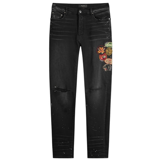 Vintage Patch Skinny Jeans