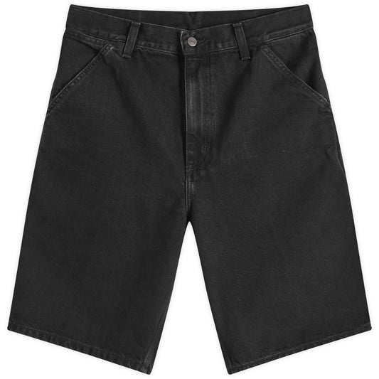 Denim Single Knee Shorts