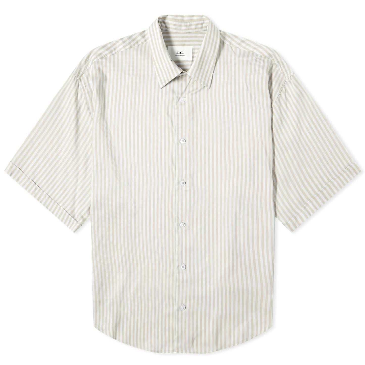 Boxy Short Sleeve Stripe Shirt