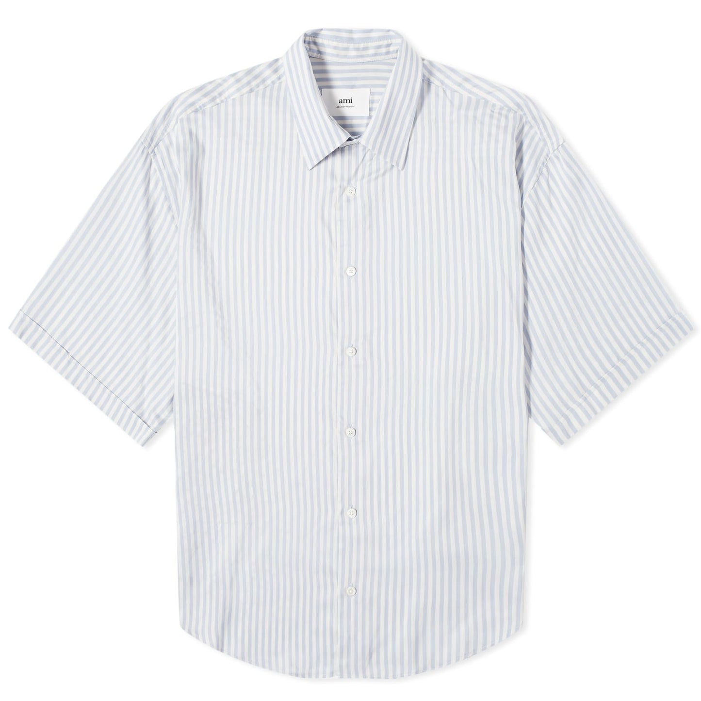 Boxy Short Sleeve Stripe Shirt