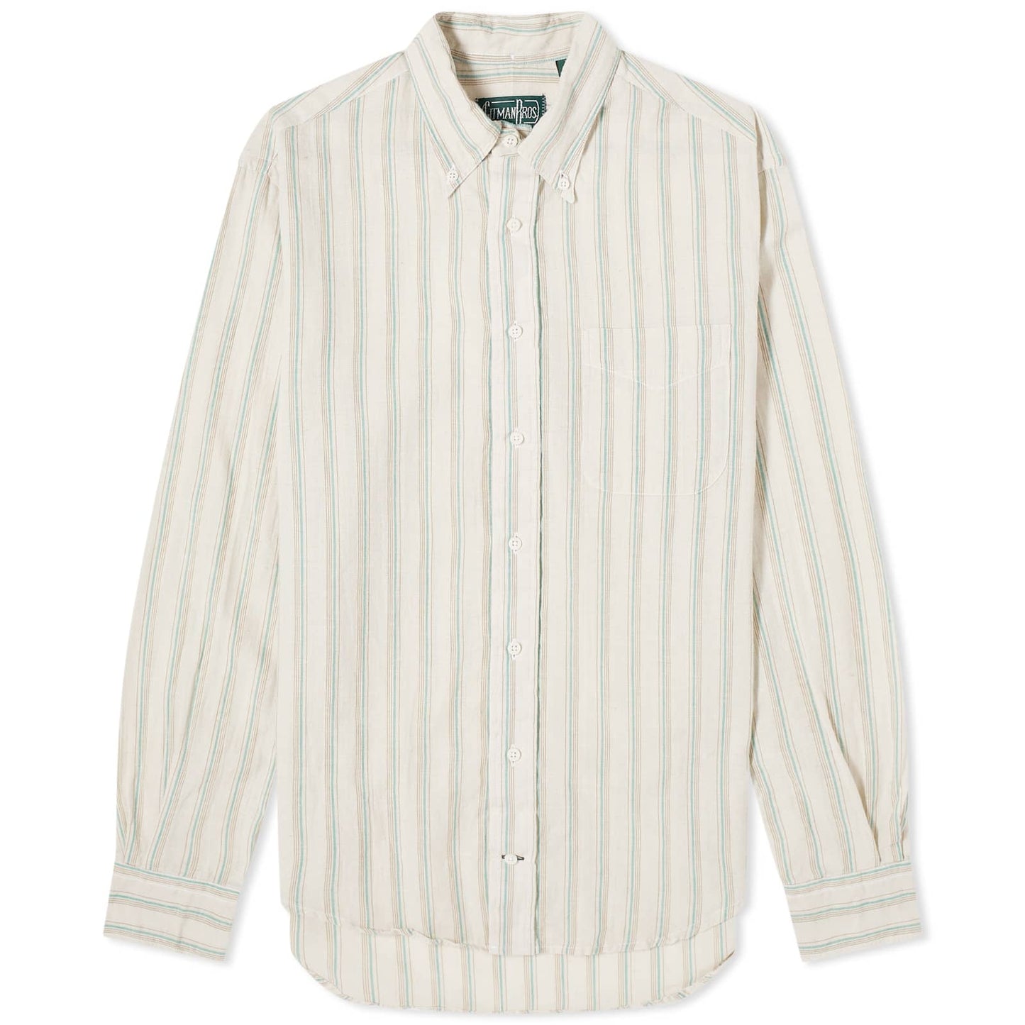 Button Down Cabana Stripe Shirt