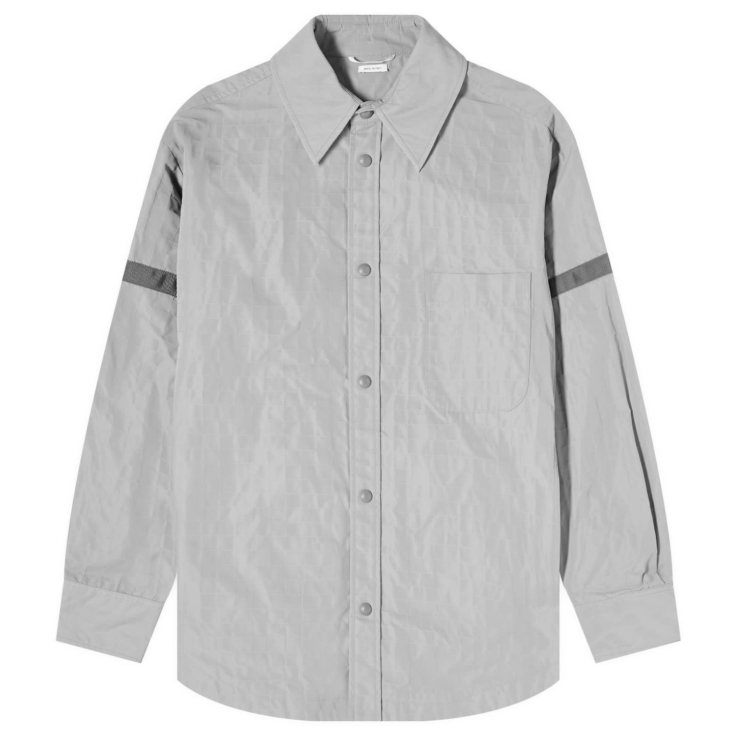 Oversized Tonal Shirt Jacket