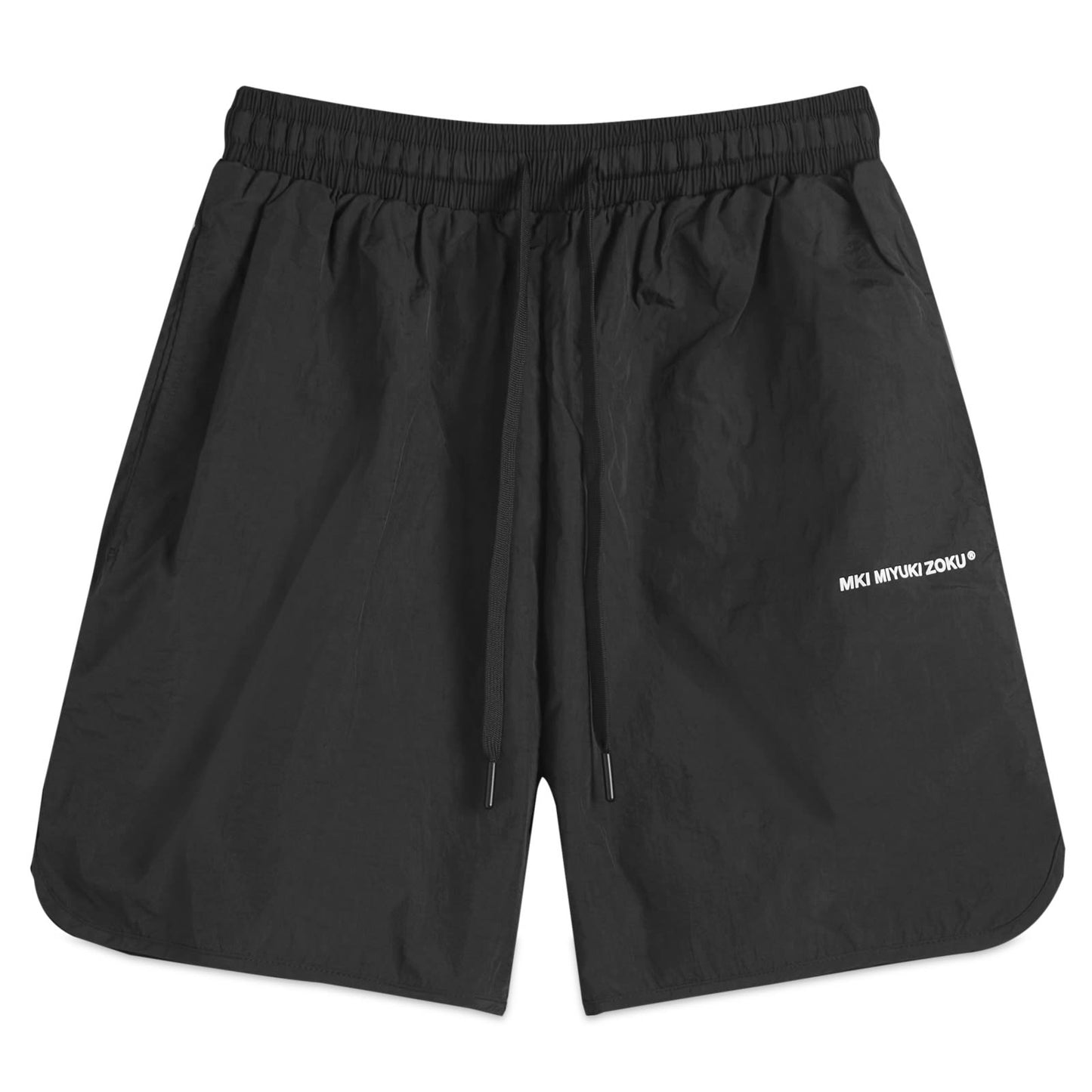 Crinkle Nylon Track Shorts