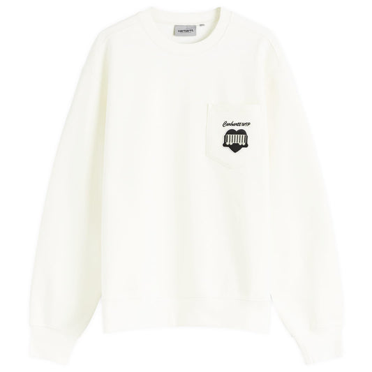 Heart Train Pocket Crew Sweat