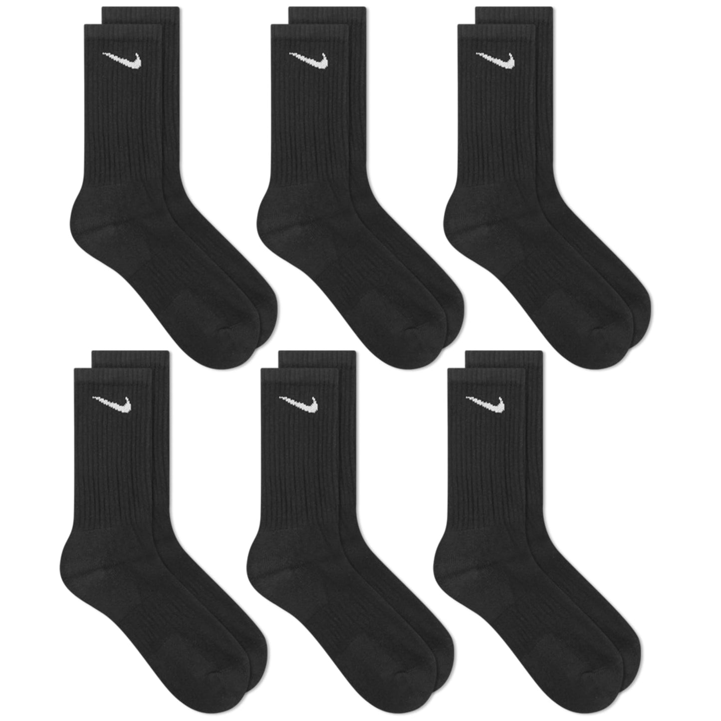 Cotton Cushion Crew Sock - 6 Pack