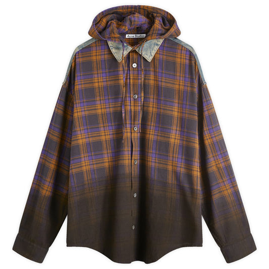 Saffia Washed Flannel Check Overshirt