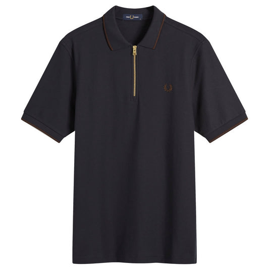 Pique Zip Polo