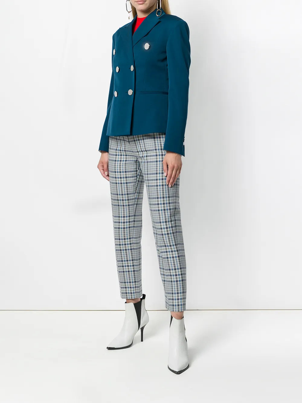 Peaked Lapel Blazer