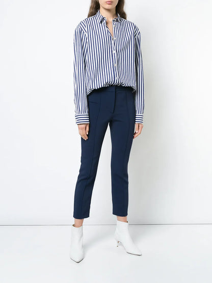 Pintuck Cigarette Trousers