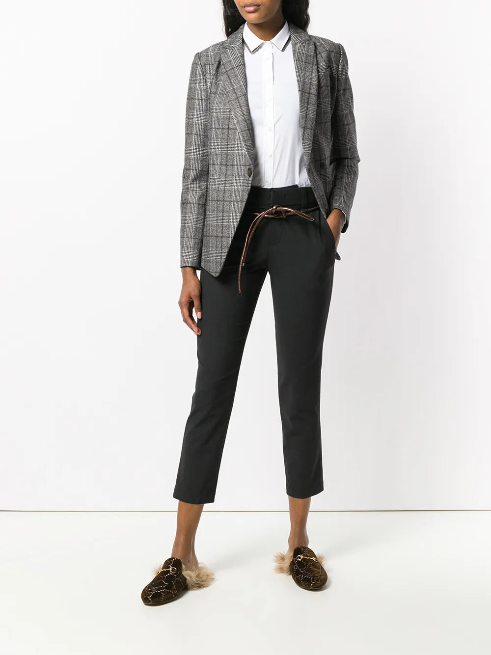 Belted Tailored Trousers