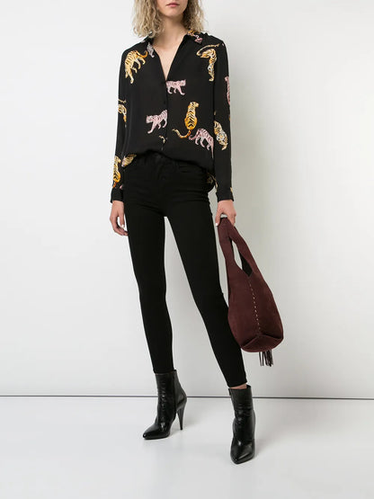High Rise Ankle Grazer Jeans