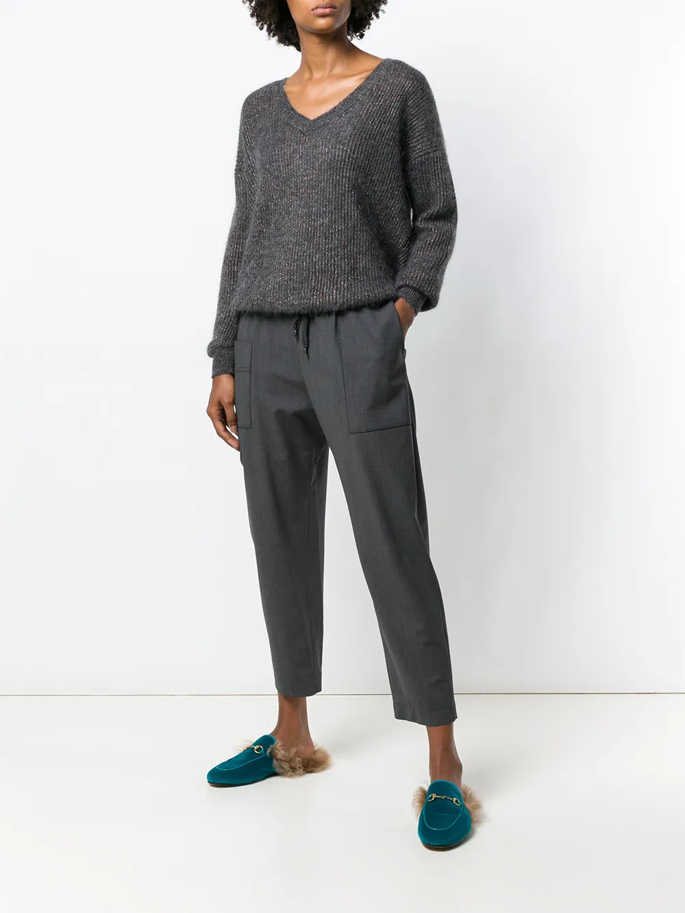 Drawstring Waist Trousers