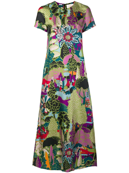 Printed Maxi Dress