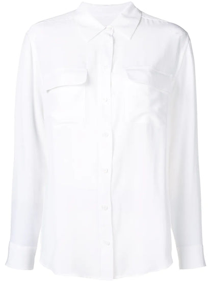 Signature Slim-Fit Silk Shirt