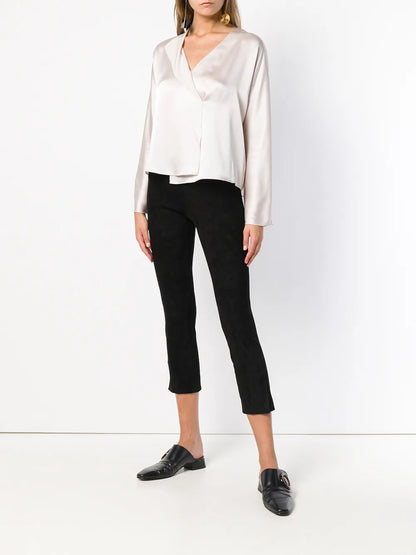 Cropped Skinny Trousers