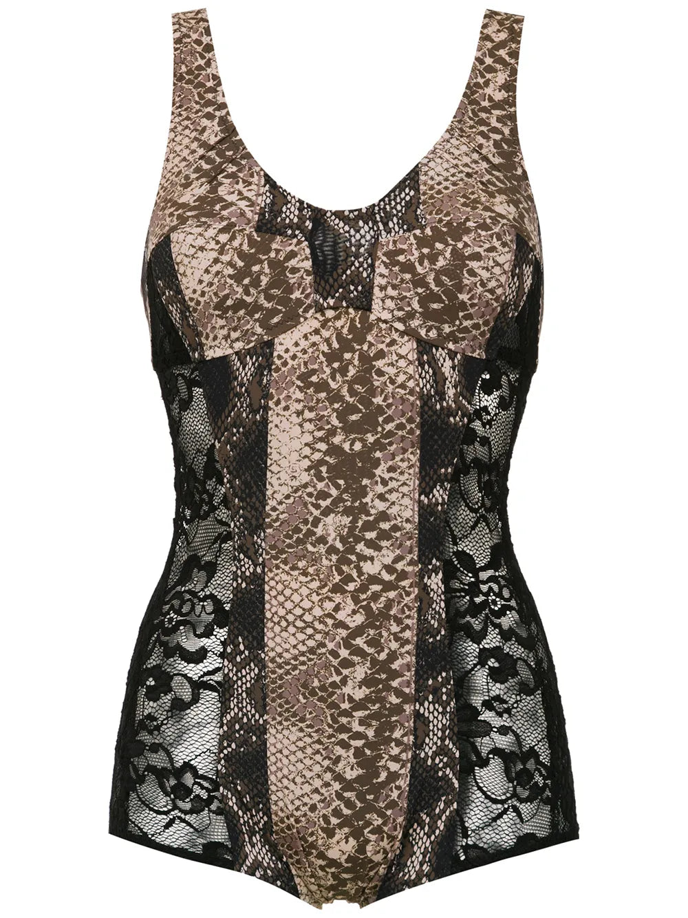 Printed Lace Swimsuit