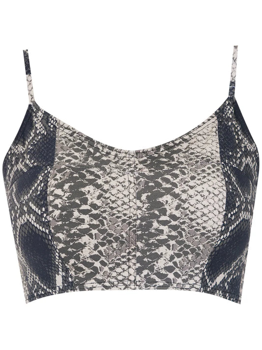 Printed Cropped Top