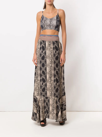 Printed Cropped Top