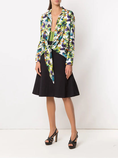 Printed Silk Shirt