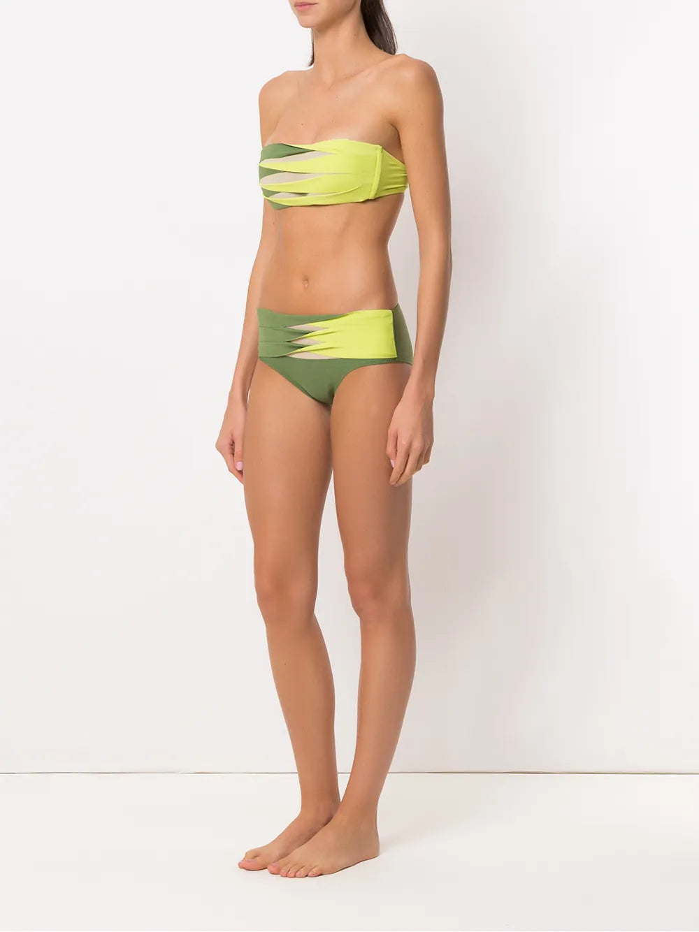 Panelled Bikini Set