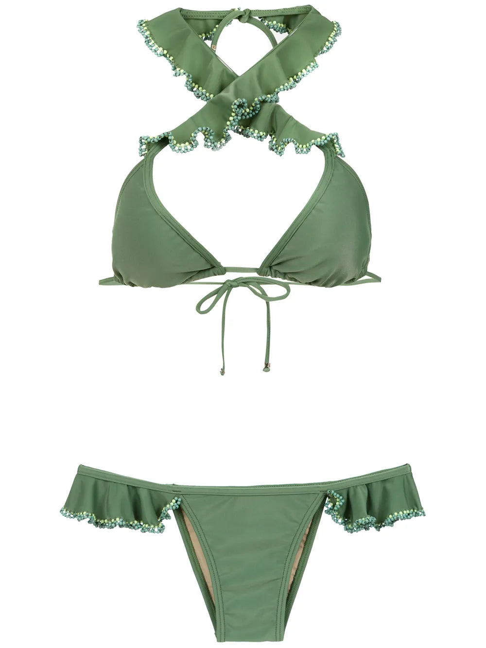 Ruffled Bikini