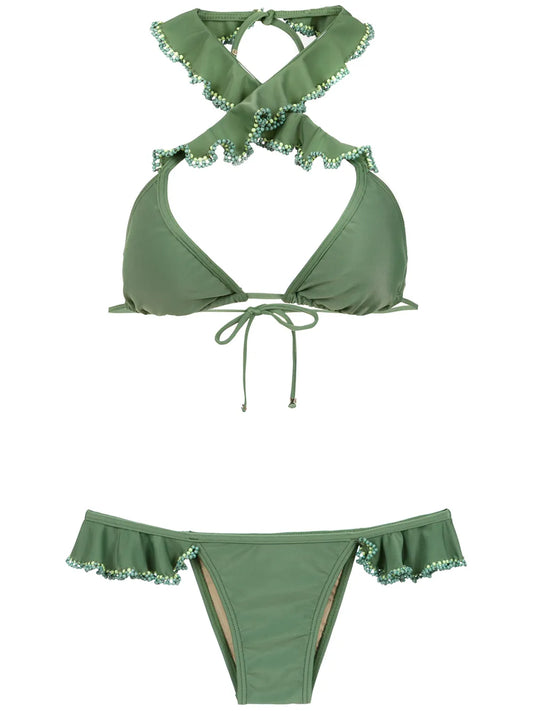 Ruffled Bikini