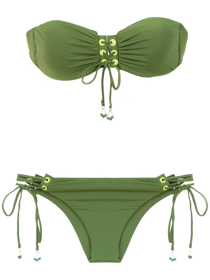 Lace Up Bikini