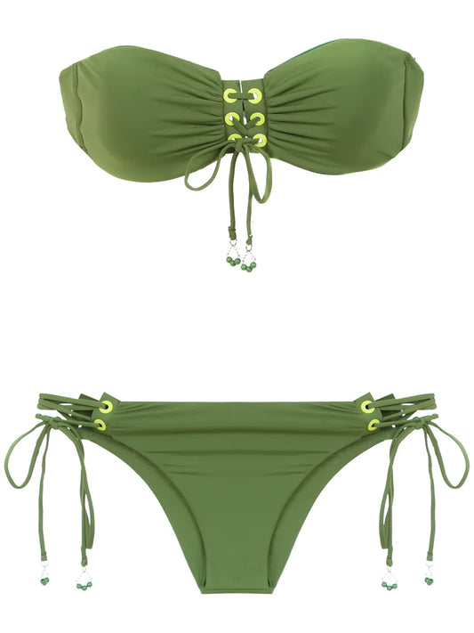 Lace Up Bikini