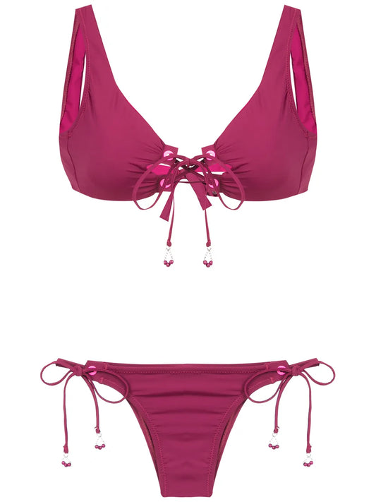 Lace Up Bikini