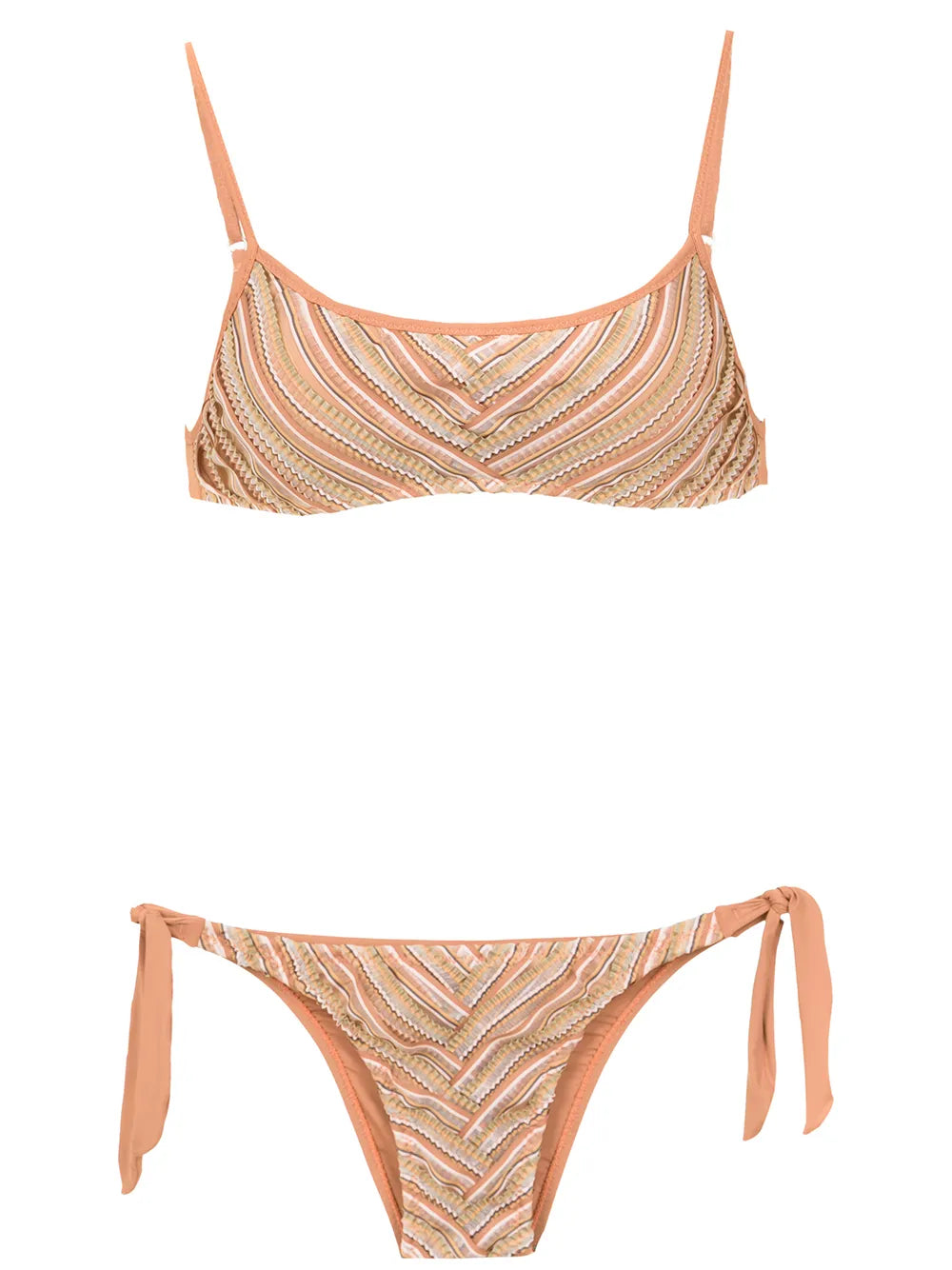 Printed Bikini Top