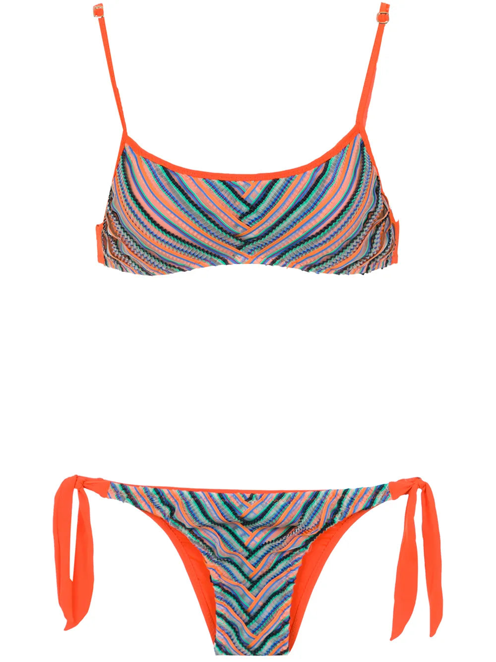 Printed Bikini Top