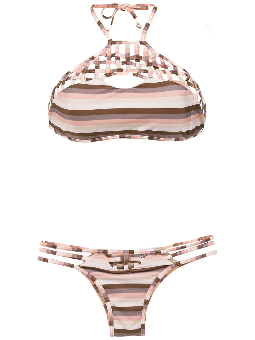 Striped Bikini Top