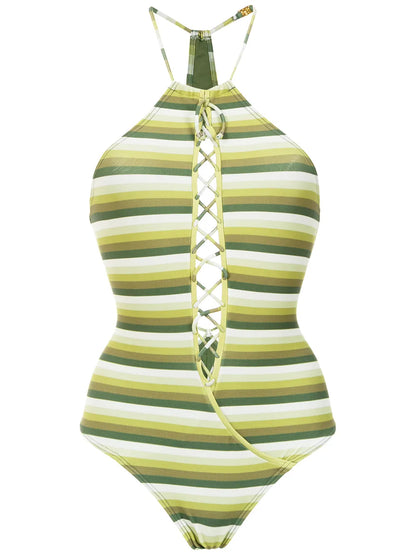 Striped Swimsuit