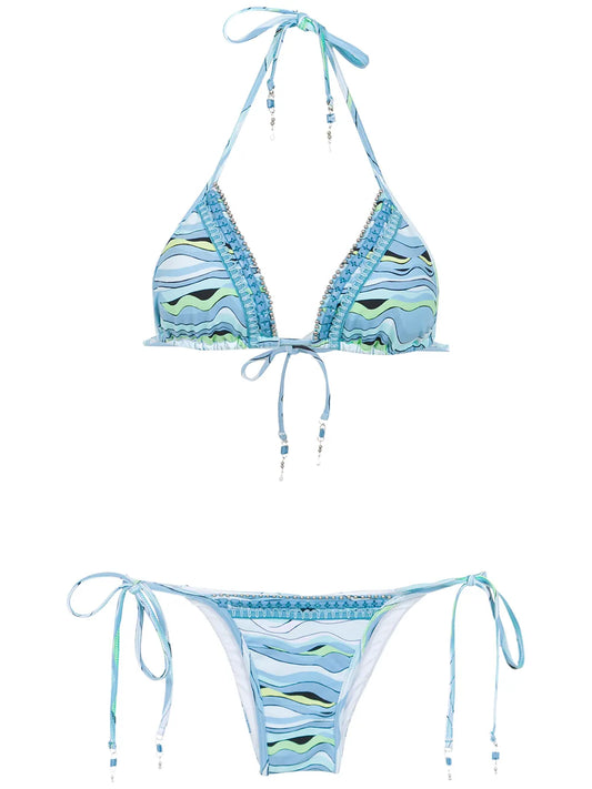 Embroidered Bikini