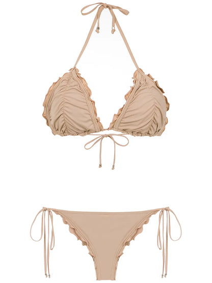 Ruched Bikini Set