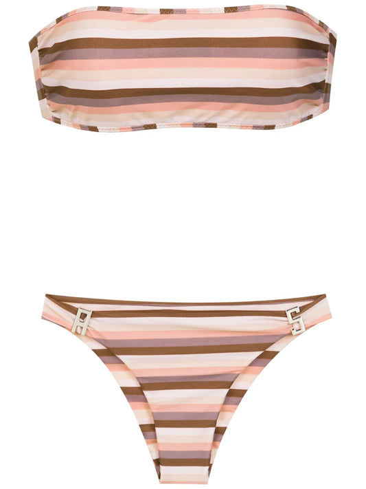 Striped Bikini Set