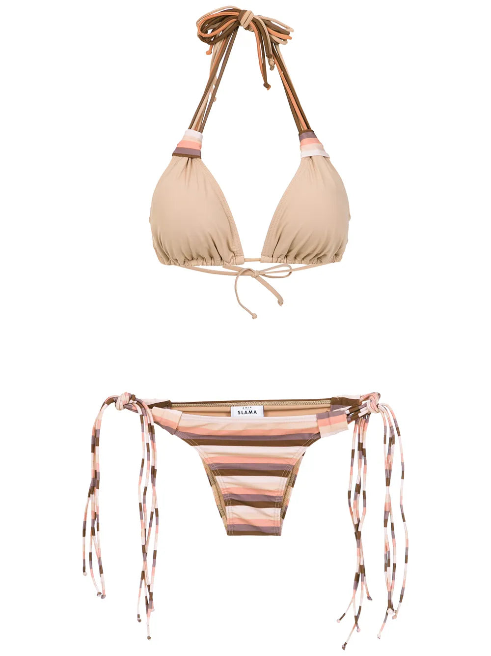 Striped Bikini Set