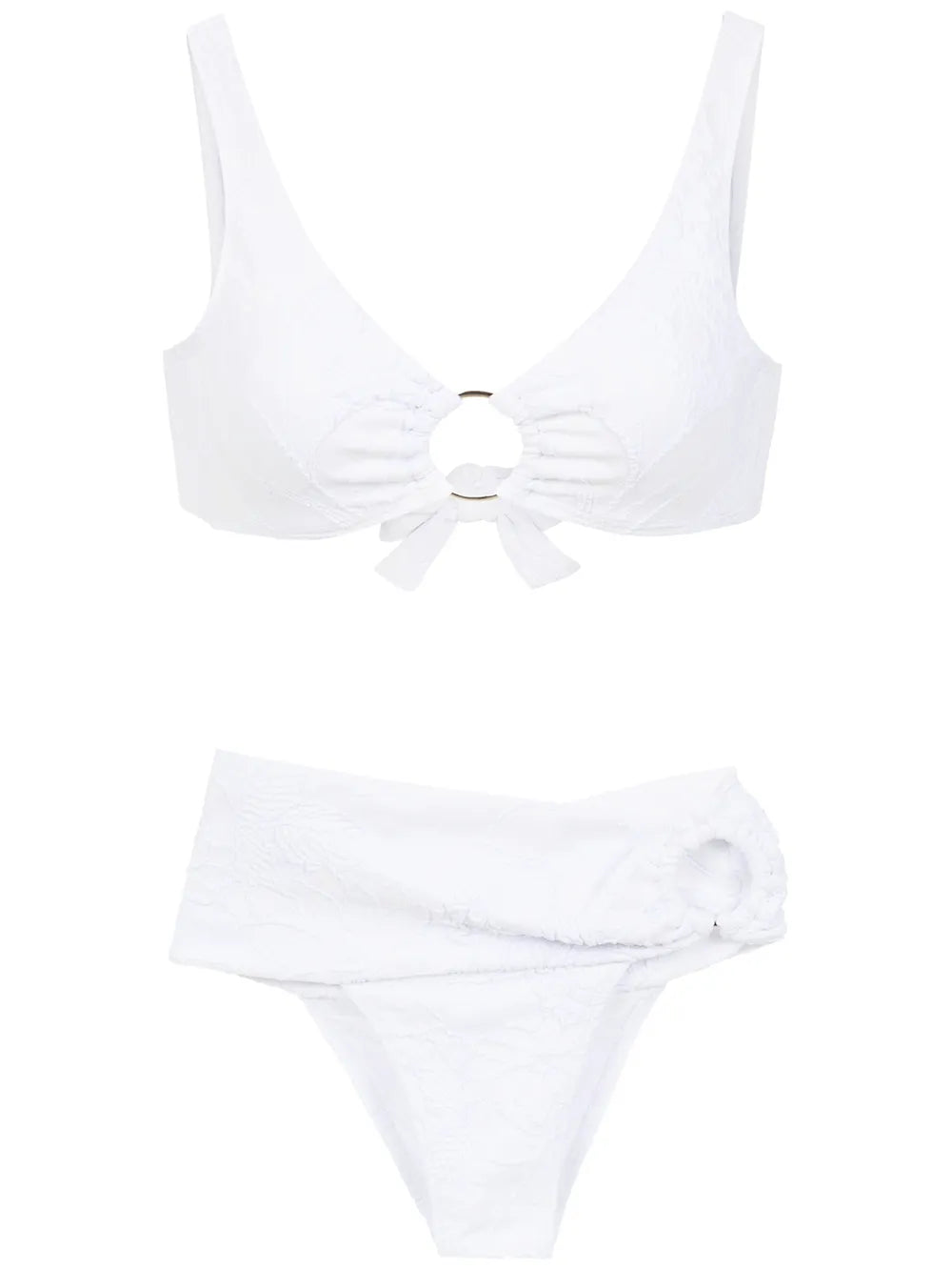 Textured Bikini Set