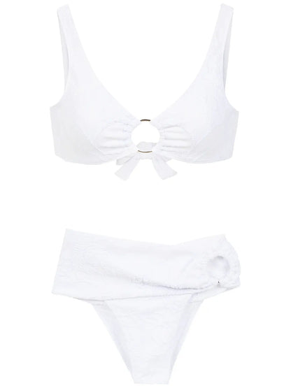 Textured Bikini Set