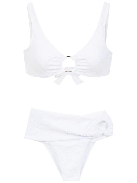 Textured Bikini Set