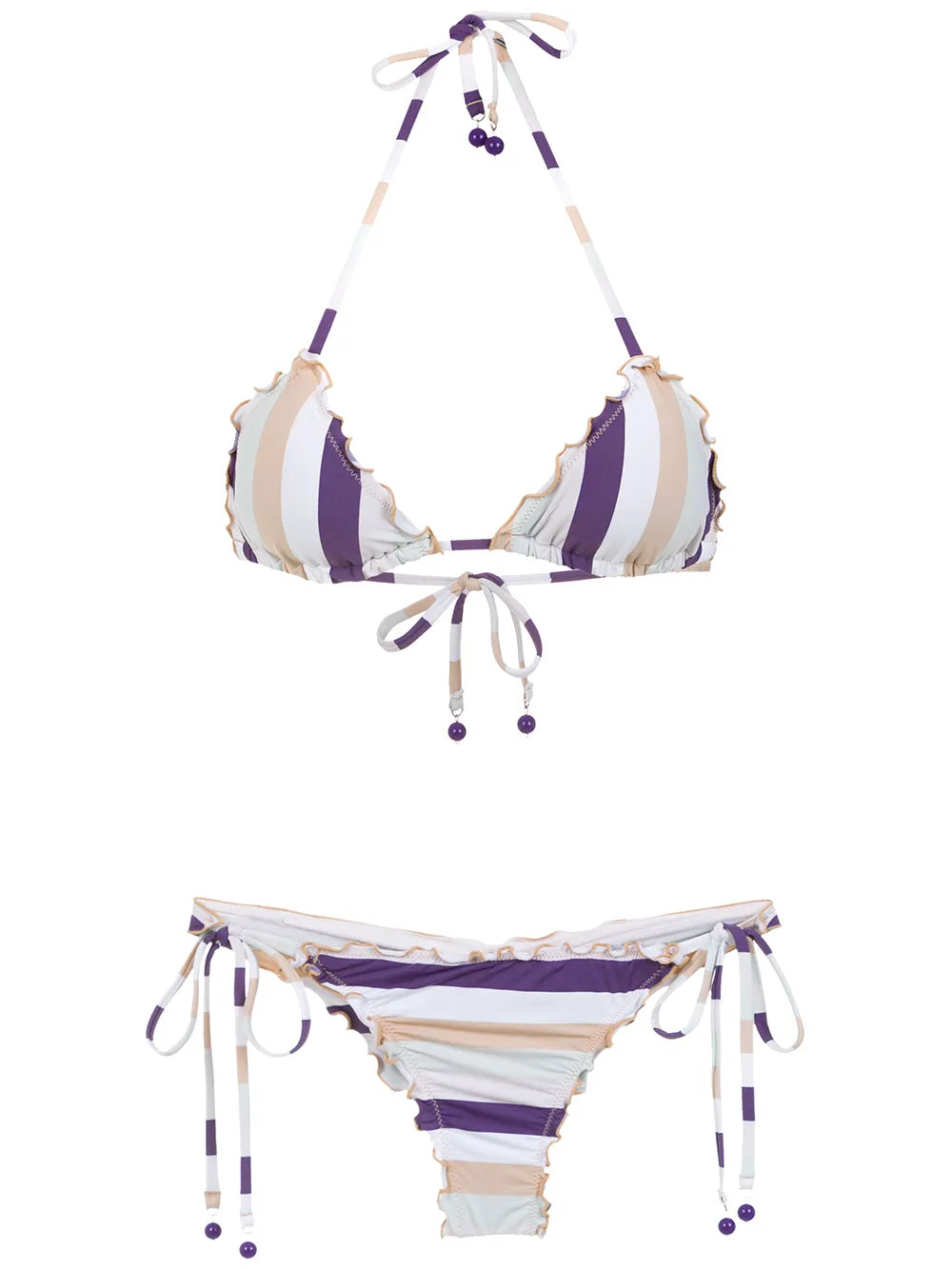 Striped Bikini Set