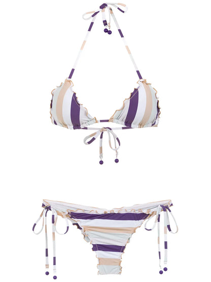 Striped Bikini Set